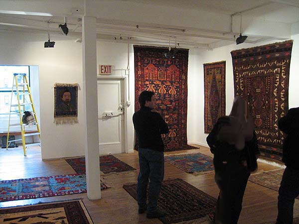 Rugs with Boetti Influence
