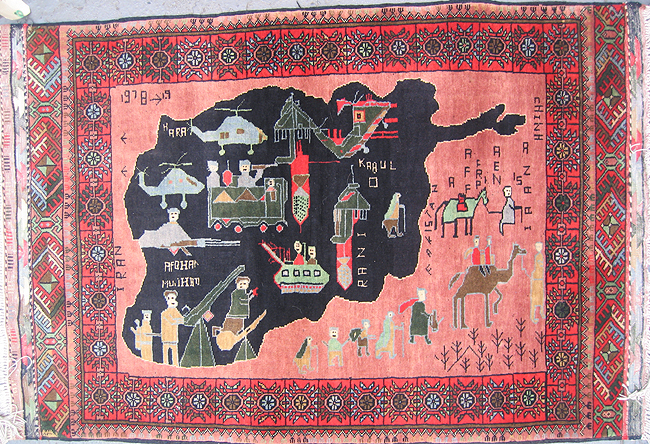 For sale: Afghan War Rug or Conflict Carpet