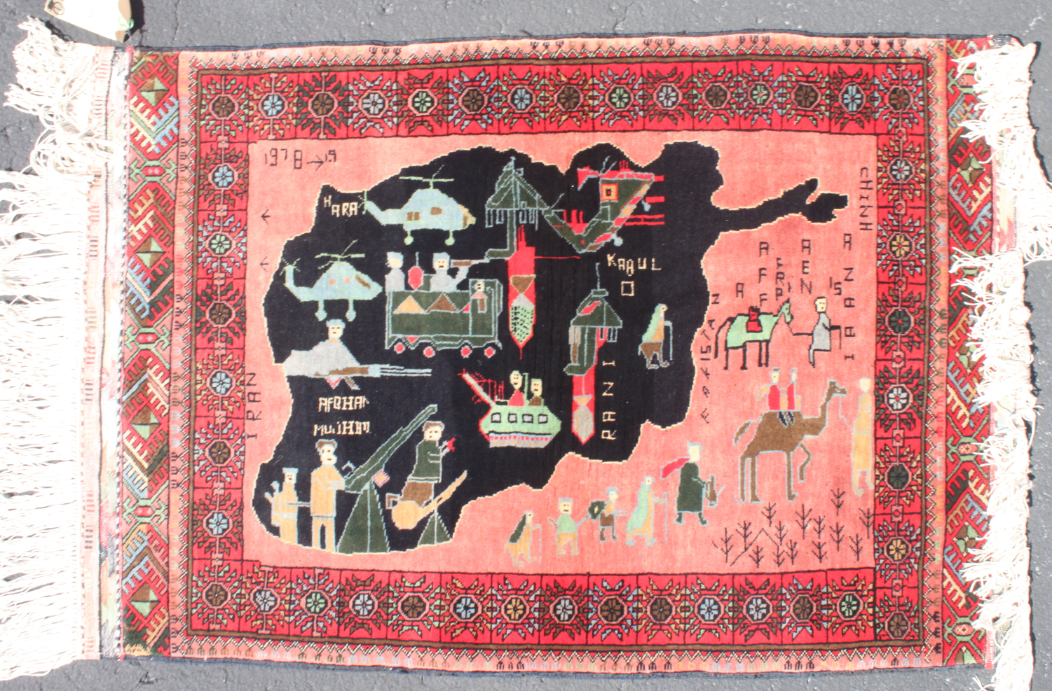 For sale: Afghan War Rug or Conflict Carpet