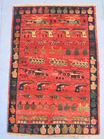 For sale: Afghan War Rug or Conflict Carpet