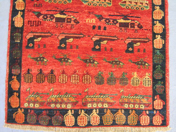 For sale: Afghan War Rug or Conflict Carpet