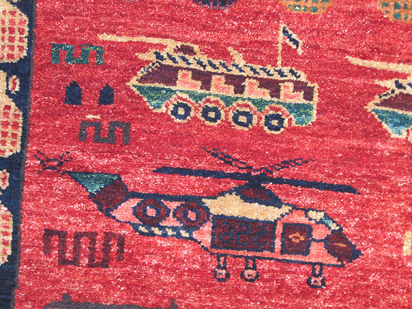 For sale: Afghan War Rug or Conflict Carpet