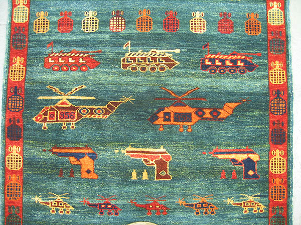 For sale: Afghan War Rug or Conflict Carpet