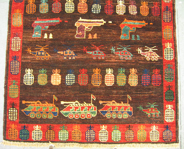 For sale: Afghan War Rug or Conflict Carpet