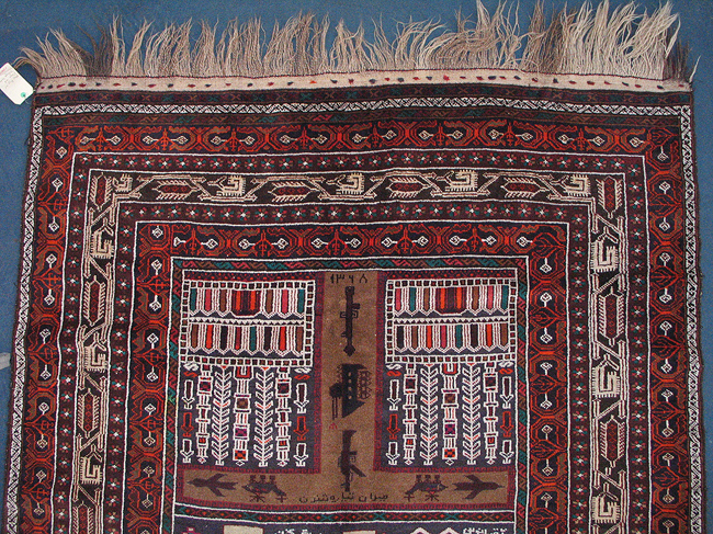 For sale: Afghan War Rug or Conflict Carpet