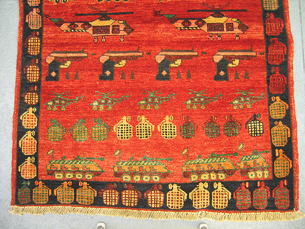 For sale: Afghan War Rug or Conflict Carpet