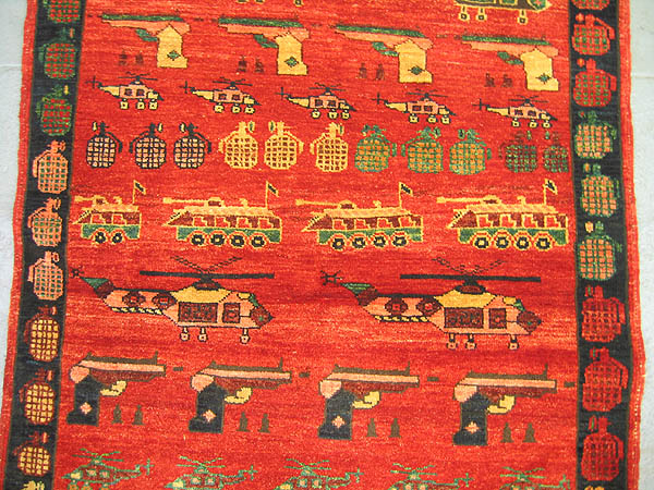 For sale: Afghan War Rug or Conflict Carpet