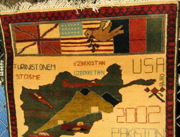 For sale: Afghan War Rug or Conflict Carpet