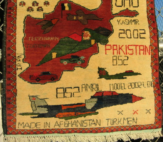 For sale: Afghan War Rug or Conflict Carpet