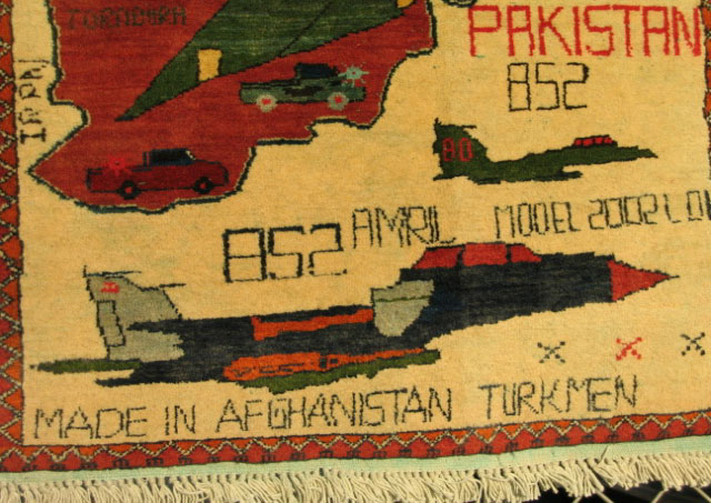 For sale: Afghan War Rug or Conflict Carpet