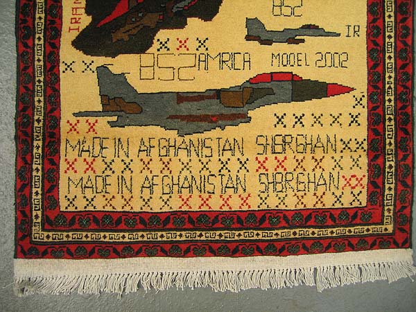 For sale: Afghan War Rug or Conflict Carpet