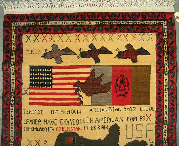 For sale: Afghan War Rug or Conflict Carpet