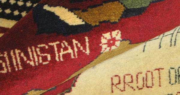 For sale: Afghan War Rug or Conflict Carpet