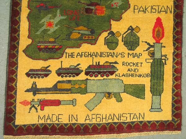 For sale: Afghan War Rug or Conflict Carpet