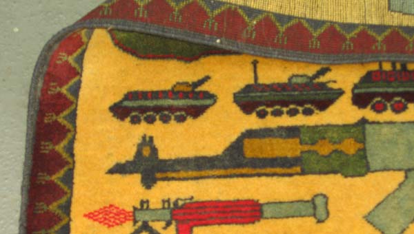 For sale: Afghan War Rug or Conflict Carpet