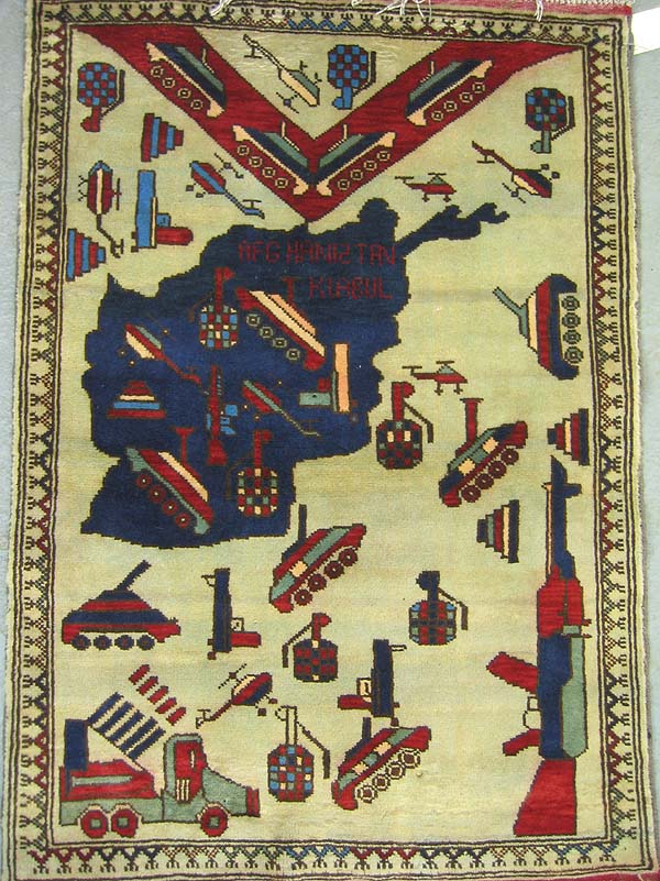 For sale: Afghan War Rug or Conflict Carpet