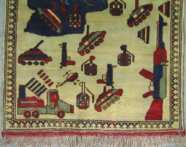 For sale: Afghan War Rug or Conflict Carpet