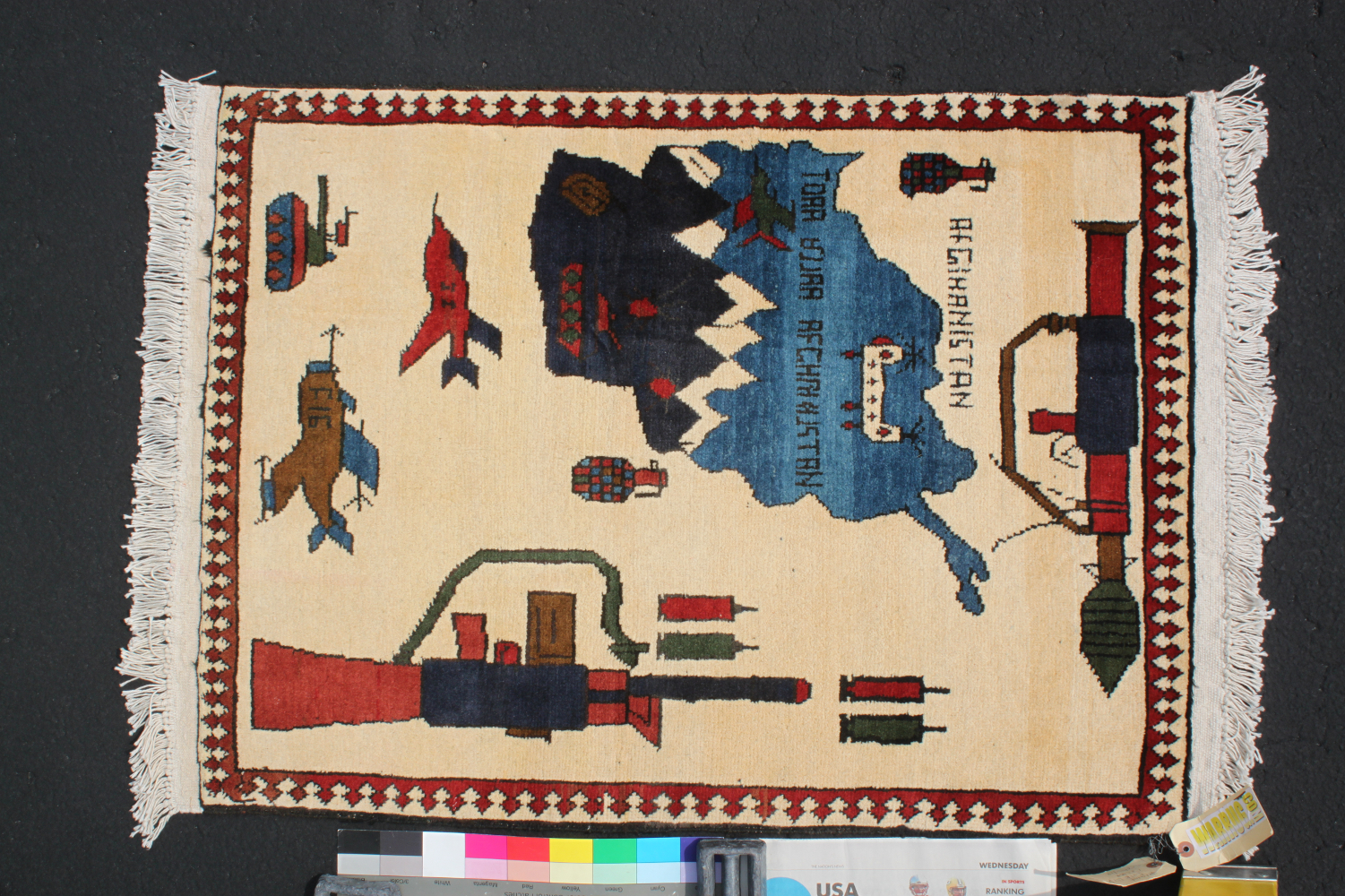 For sale: Afghan War Rug or Conflict Carpet