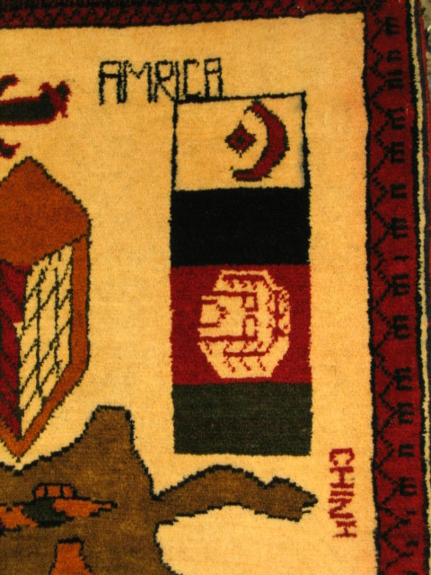 For sale: Afghan War Rug or Conflict Carpet