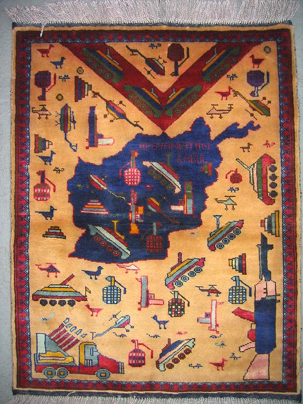 For sale: Afghan War Rug or Conflict Carpet