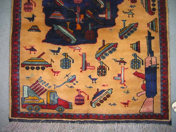 For sale: Afghan War Rug or Conflict Carpet