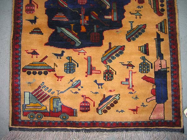 For sale: Afghan War Rug or Conflict Carpet