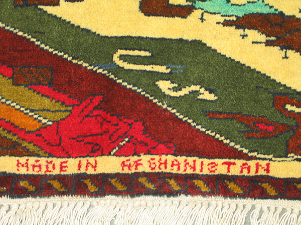 For sale: Afghan War Rug or Conflict Carpet