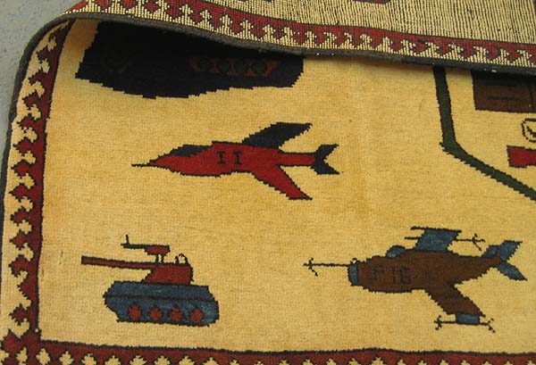 For sale: Afghan War Rug or Conflict Carpet