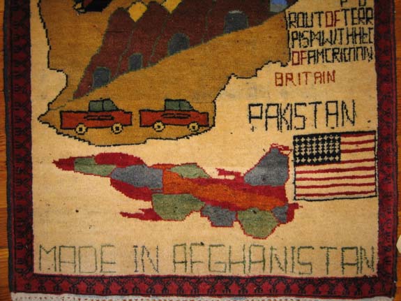 For sale: Afghan War Rug or Conflict Carpet