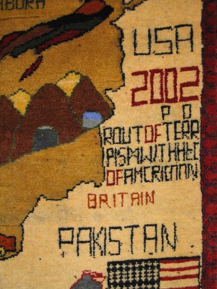 For sale: Afghan War Rug or Conflict Carpet