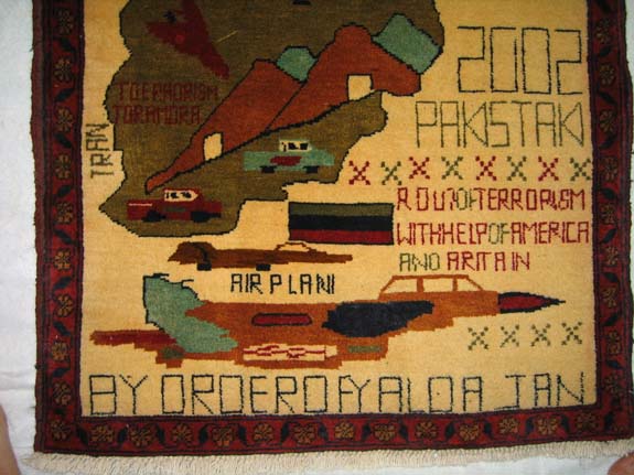 For sale: Afghan War Rug or Conflict Carpet