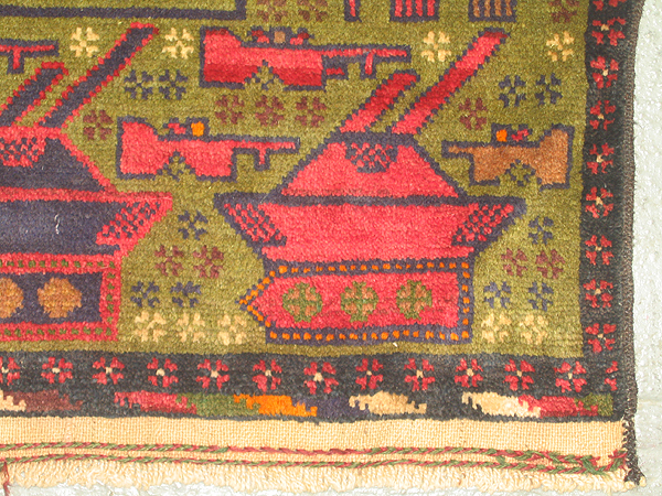 For sale: Afghan War Rug or Conflict Carpet