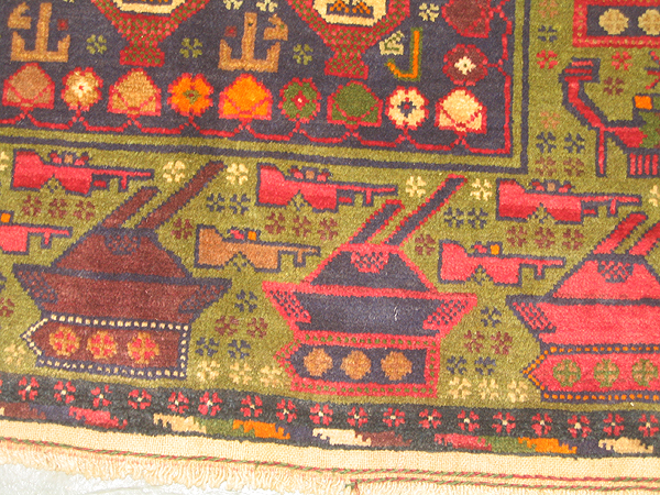 For sale: Afghan War Rug or Conflict Carpet