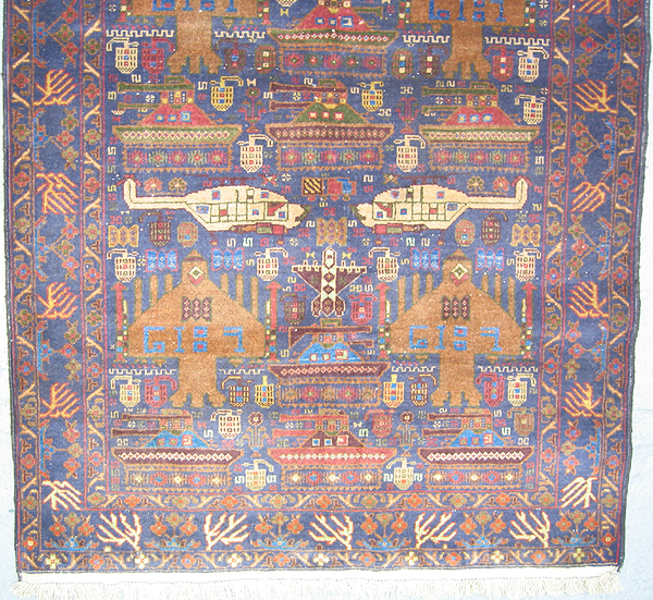 For sale: Afghan War Rug or Conflict Carpet