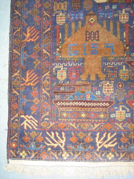 For sale: Afghan War Rug or Conflict Carpet