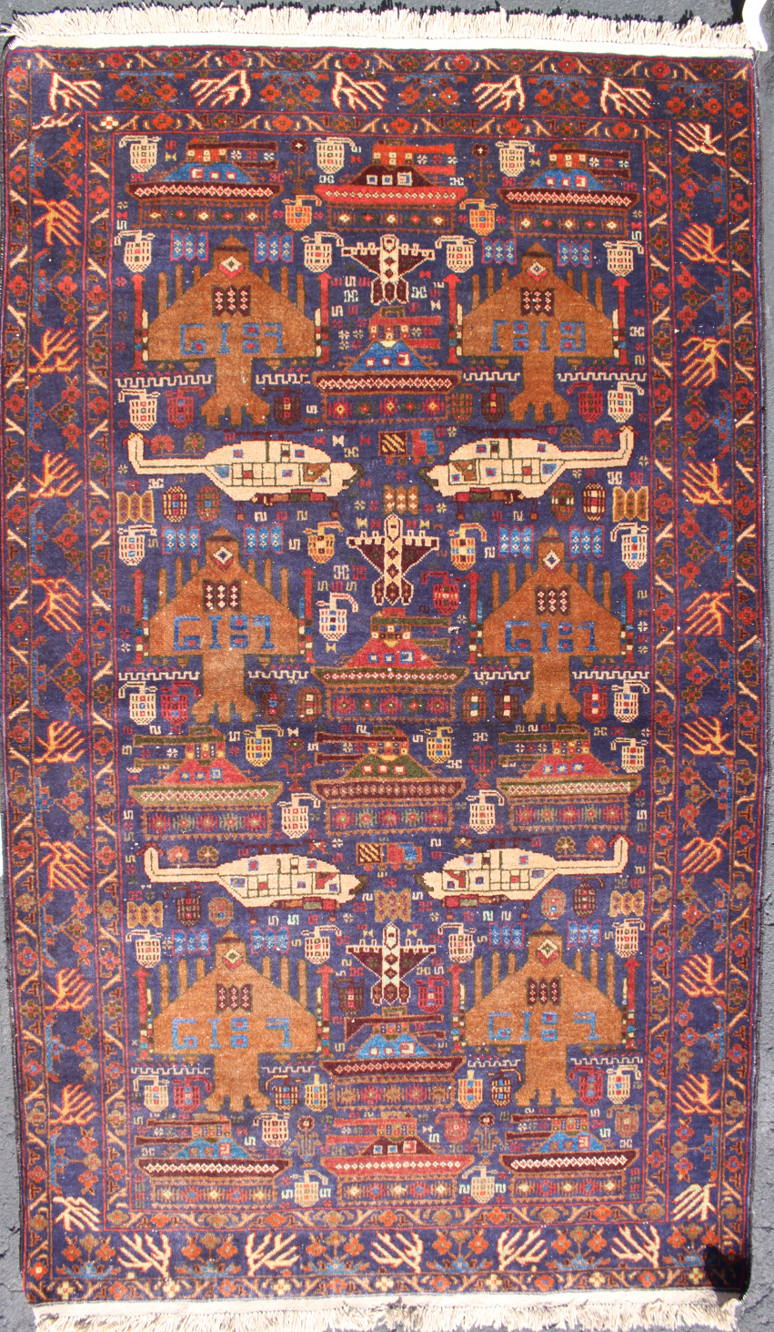 For sale: Afghan War Rug or Conflict Carpet