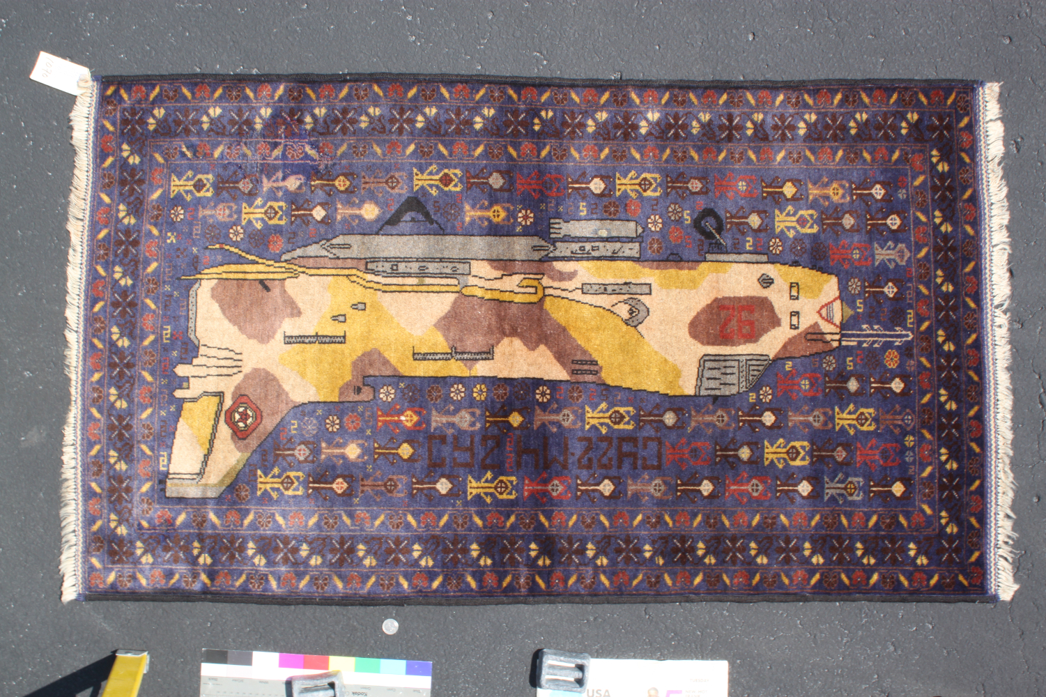 For sale: Afghan War Rug or Conflict Carpet