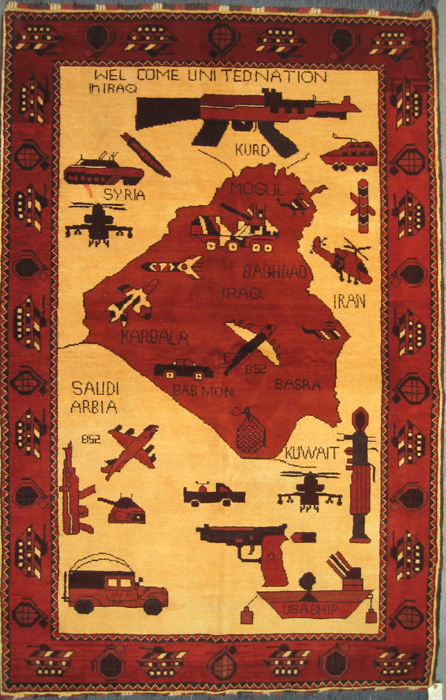 For sale: Afghan War Rug or Conflict Carpet