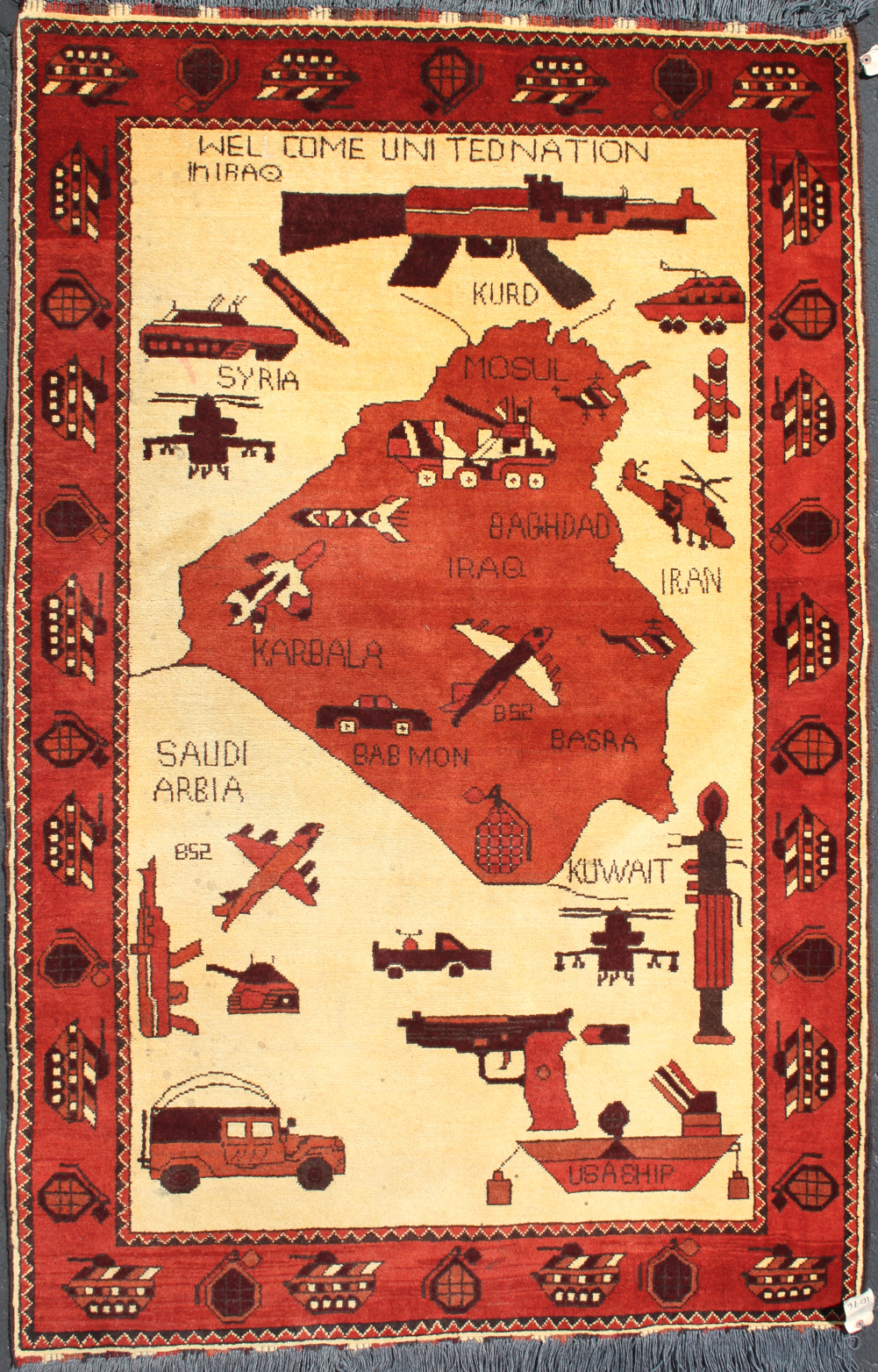 For sale: Afghan War Rug or Conflict Carpet