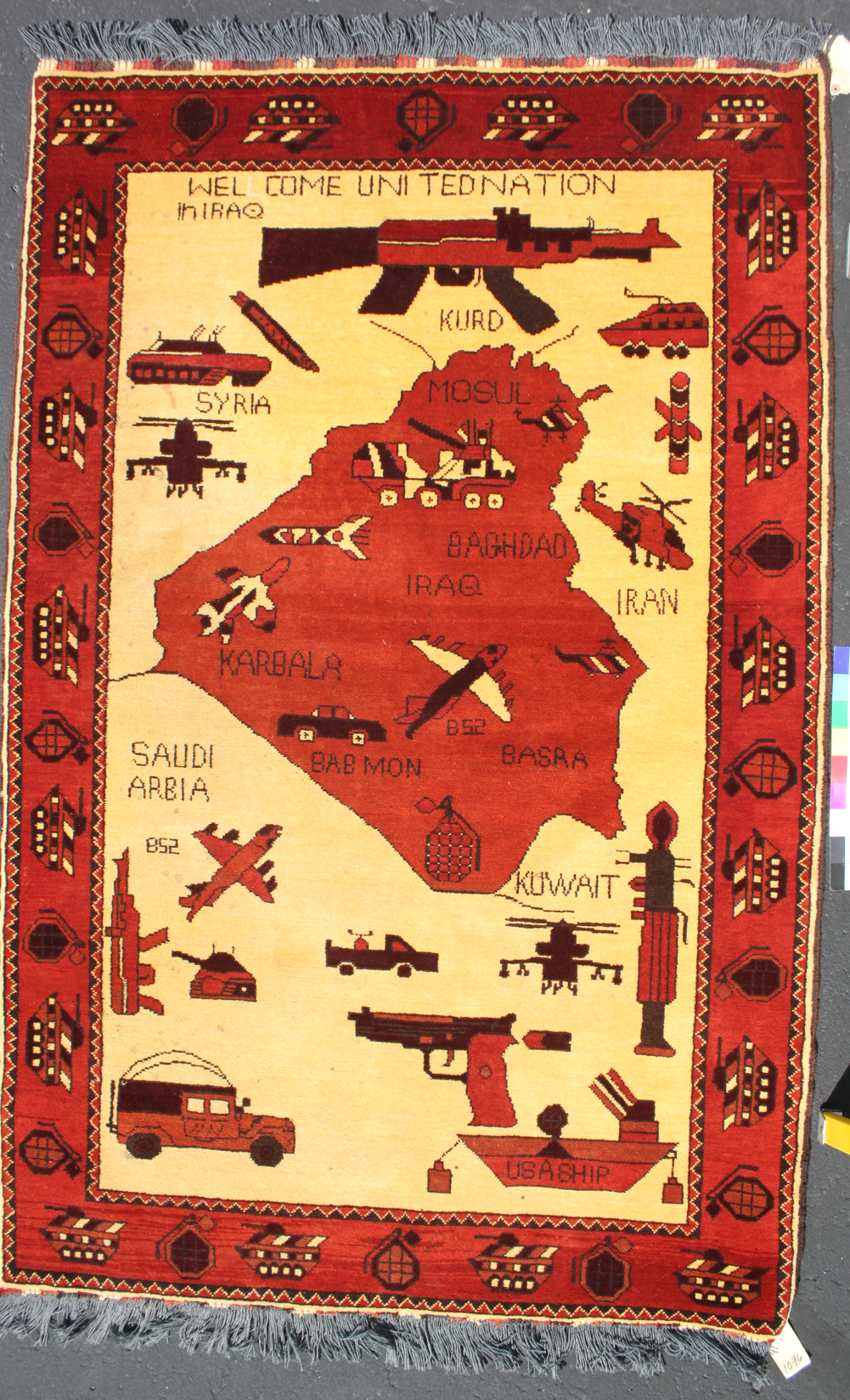 For sale: Afghan War Rug or Conflict Carpet