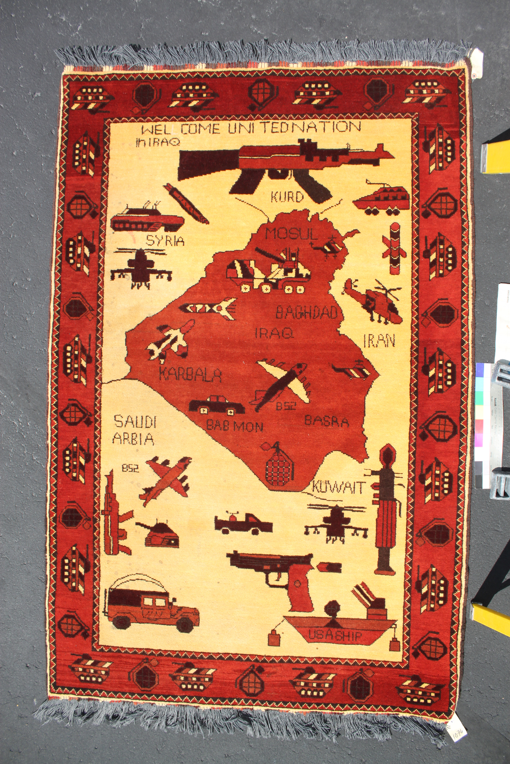 For sale: Afghan War Rug or Conflict Carpet