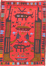 War Rug shown at Exhibition