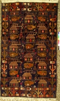 Classic Bomber Copter War Rug