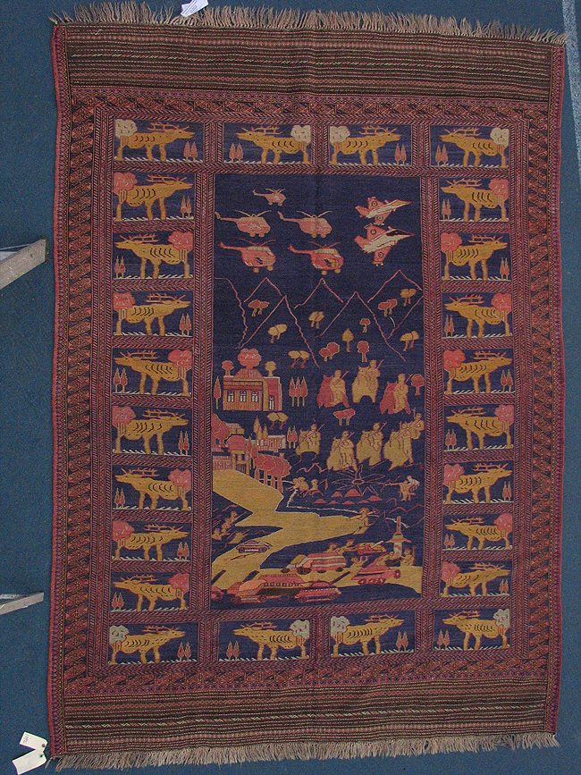 For sale: Afghan War Rug or Conflict Carpet