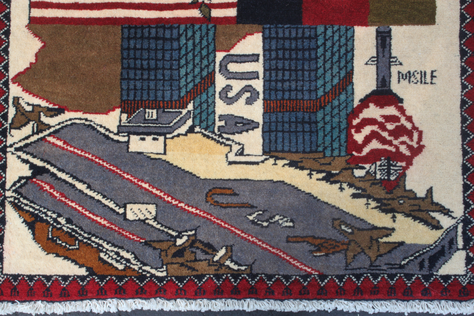 For sale: Afghan War Rug or Conflict Carpet