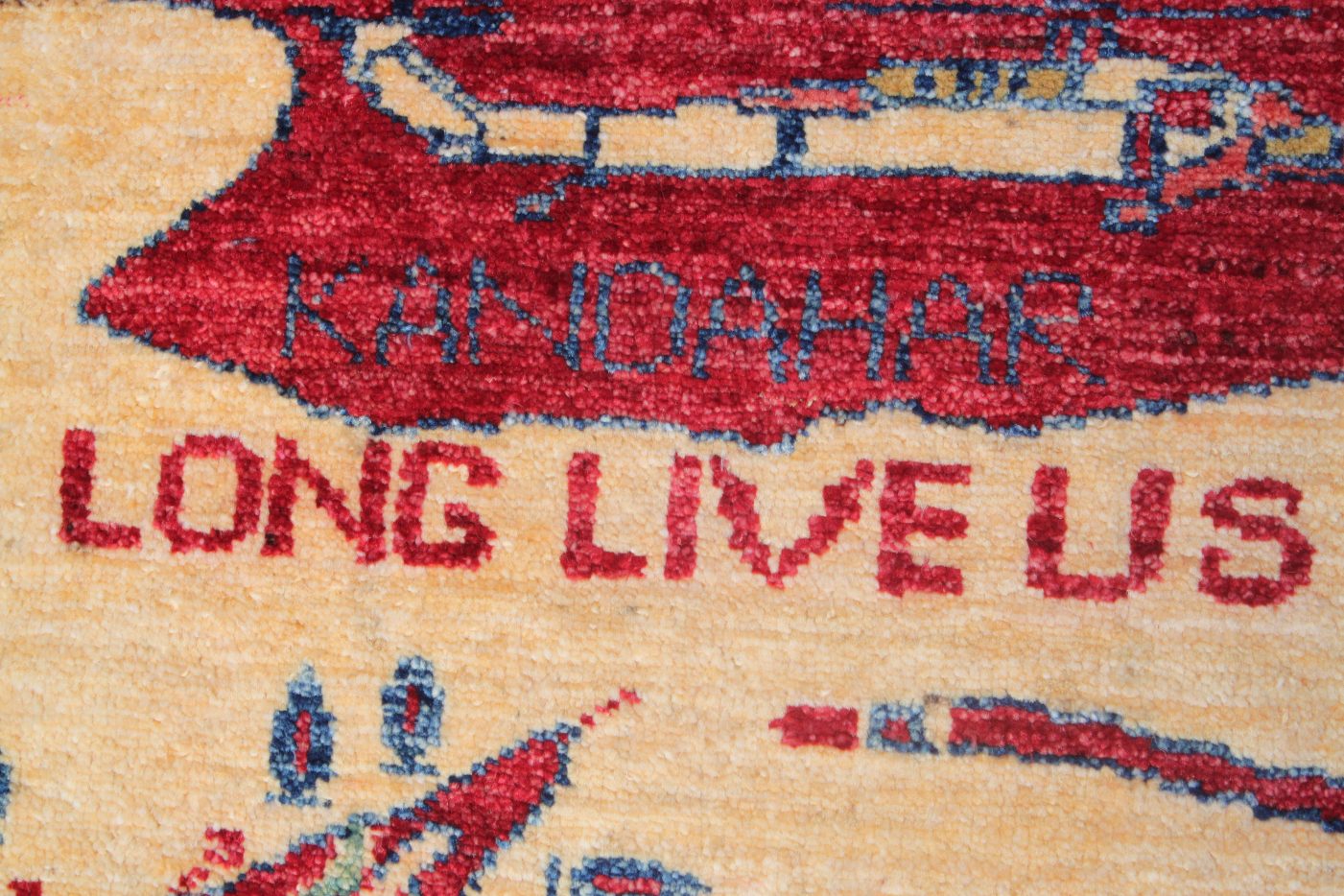 For sale: Afghan War Rug or Conflict Carpet