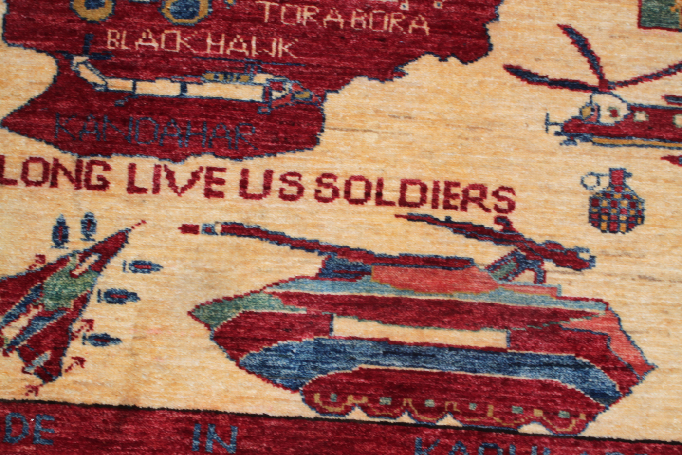 For sale: Afghan War Rug or Conflict Carpet