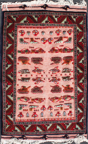 War Rug shown at Exhibition