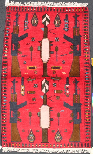 War Rug shown at Exhibition