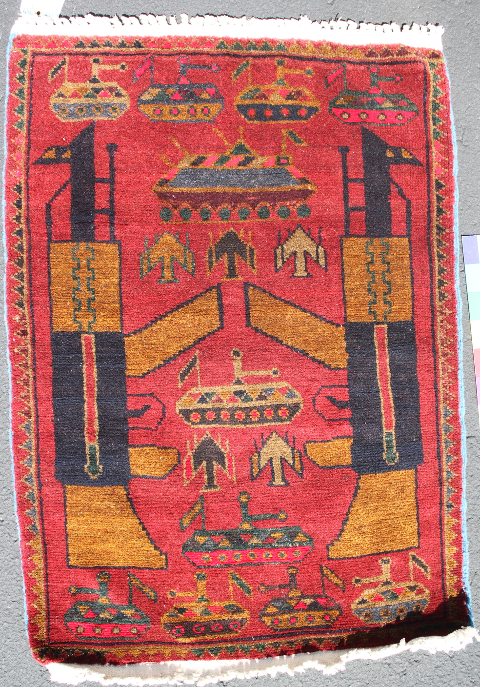 For sale: Afghan War Rug or Conflict Carpet